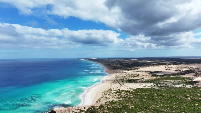 Aerial footage of Daly Head South Australia
