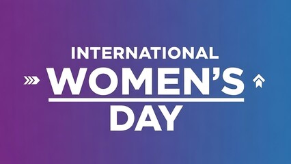 Happy international women's day celebrating empowerment and equality