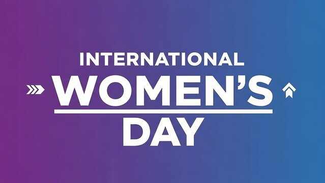 Happy international women's day celebrating empowerment and equality