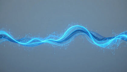 abstract blue wave background