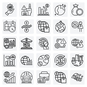 World Economy Indicators And Performance &ndash; Percentage Growth, Employment Statistics, And Prolonged Market Impact For Financial News And Reports.