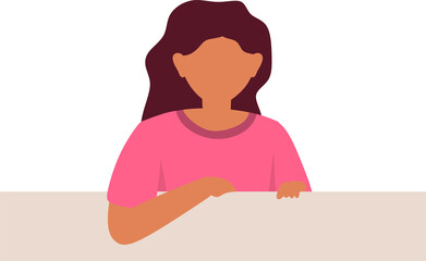 People Peeping Illustration