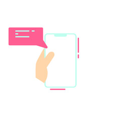 Social Communication Illustration