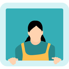 People Peeping Illustration