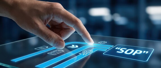 SOP (Standard Operating Procedure) Concept. Quality Control