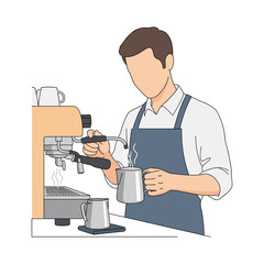 Expert Barista Preparing Coffee with Precision