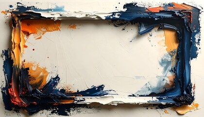 grunge frame for your design