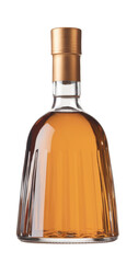 liquor bottle on white background.
