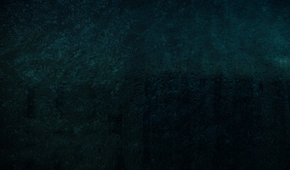 dark wet window pane