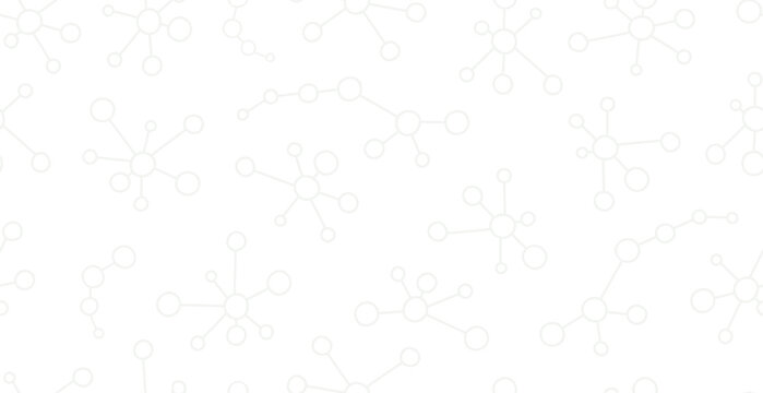 molecule, seamless border pattern, abstract vector  illustration, template background for pharma, medical marketing or future health