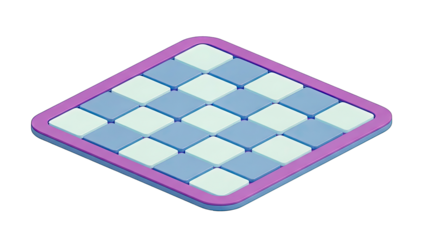 Isometric Chessboard Pattern