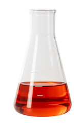 Erlenmeyer Flask with Red Liquid
