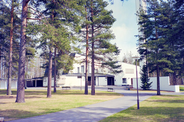 Vuoksenniska Church in Kaukopaa, Finland