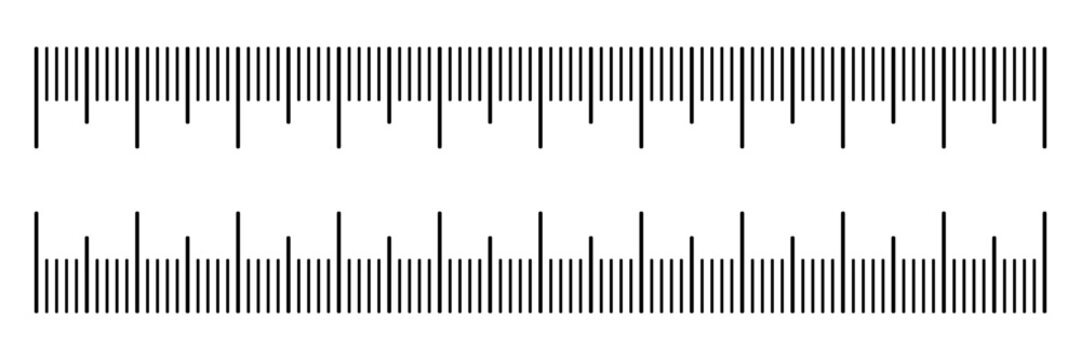 Measuring chart with 10 centimeters showing a clear ruler scale and numbered markings. Length measurement concept suitable for math, distance, height, sewing tools, education, and design use.