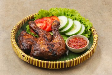Ayam bakar kecap, grilled chicken with sweet soy sauce