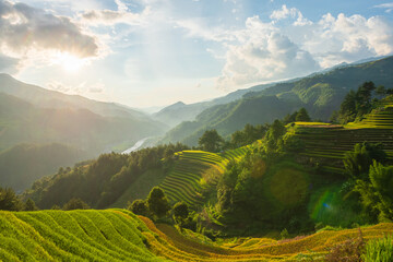 Natural and urban views of Vietnam