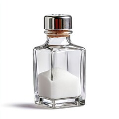 Pouring sugar from a glass jar kitchen environment food photography bright natural light close-up perspective