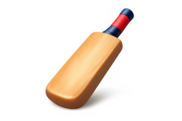 Cricket bat icon for design and creative projects