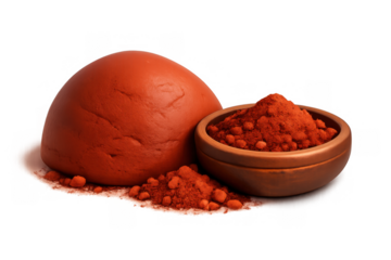 Ochre earth pigment icon for artistic inspiration and design projects