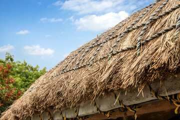 Jeju Seongeup Folk Village roof
