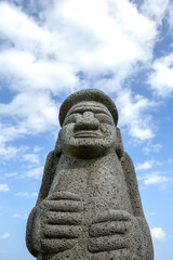 Dolhareubang at Gwangchigi Beach in Jeju