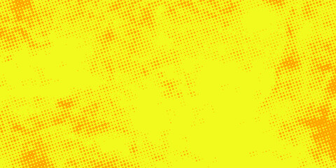 Abstract yellow halftone background with dotted texture and soft gradient, ideal for modern design, branding, and digital projects.