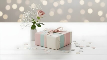 Minimalist celebration concept without text overload