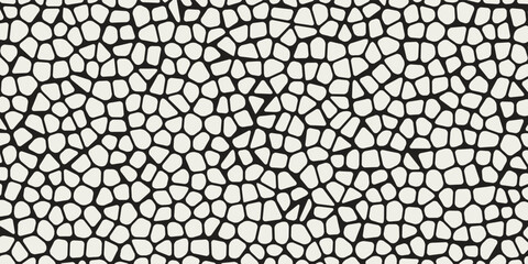 Vector. Seamless. Pattern. Leather. Crocodile. Skin. Wallpaper. Background. Monochrome. Paper. Textile. Fashion. Ebdless. Smooth. Graphic. Snake © halwani