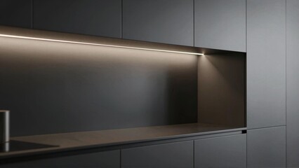 Modern kitchen cabinet undercabinet lighting