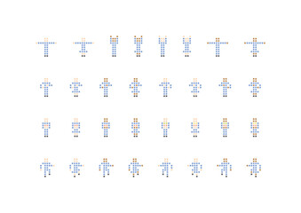 ビジネスで使えるドット風イラストセット5