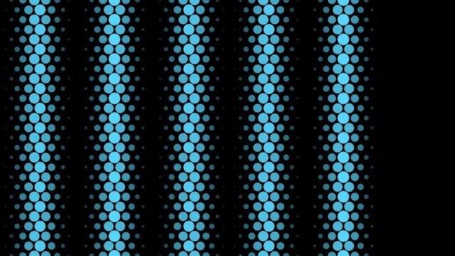 Hexagon horizontal ripple 4K video