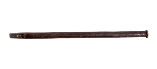 Rusty flat head screwdriver Old hand tool concept.