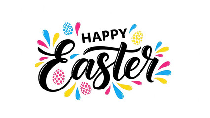 Colorful Droplet Pattern on Black Background with Geometric Shapes