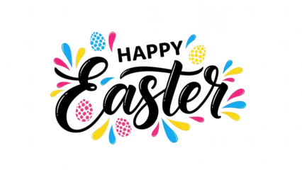 Colorful Droplet Pattern on Black Background with Geometric Shapes