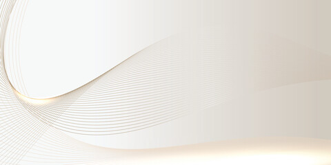 Abstract background with bright cream colored lines, luxury design elements.
