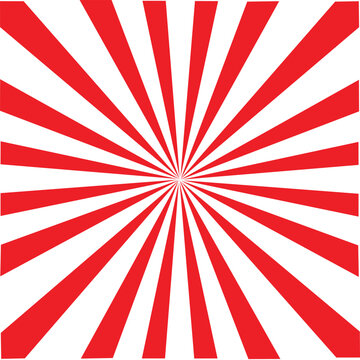 Retro circus background. Spiral rays and texture. Vintage red and white sunburst pattern for carnival. summer fair.