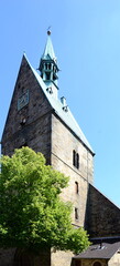 Historical Martini Church in the Old Town of Stadthagen, Lower Saxony