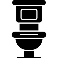 Toilet Icon Vector Element