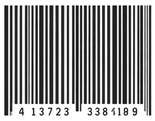  Simple black barcode icon with vertical lines isolated on transparent background PNG