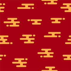 Chinese Pattern New Year. Red Chinese Pattern for Imlek. Oriental Pattern. Red Seamless Pattern. Japanese Seamless Pattern. Asian Oriental Pattern.