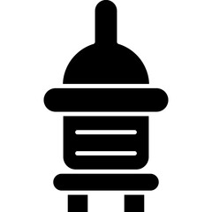 Oil Lamp Icon Vector Element