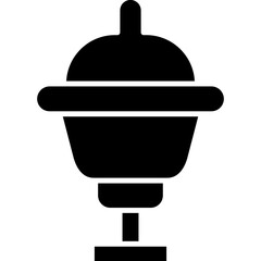 Oil Lamp Icon Vector Element