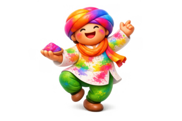 Vibrant cultural dance celebration with colorful attire