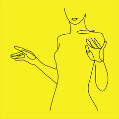 line, modern, holiday, speech, message, motivation, concept, communication, sketch, single, doodle, black, graphic, isolated, creative, drawing, continuous, white, illustration, vector, design, line a