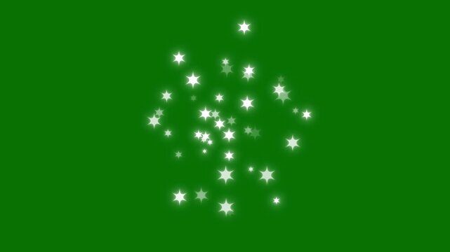 Magic white glitter sparkle stars animation on green screen, glowing pixie dust line trail, twinkling starlight particles, luxury sparkle transition overlay, seamless looping 4K