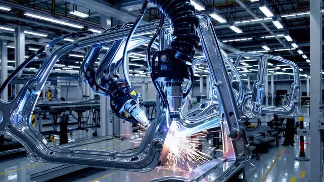 Assembler line engineering, welding robots, precision automotive manufacturing, metal fabrication, and assembly line technology