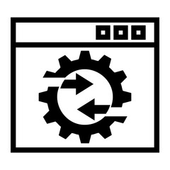 data integration Line Icon