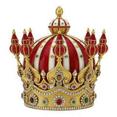 Fototapeta premium Imperial crown isolated on transparent background