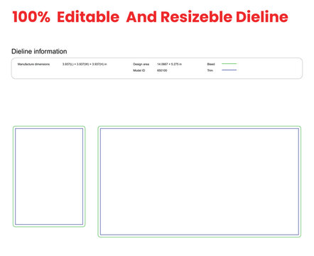 esk calendar  dieline template box dieline die lines packaging custom dieline  box cardboard box dieline pizza box dieline printable product packaging layout,