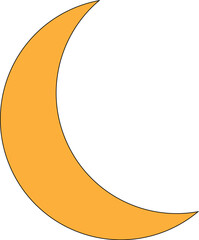 Obraz premium vector illustration of a moon